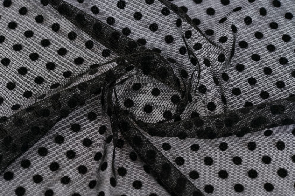 Pes Tulle Flock Printing